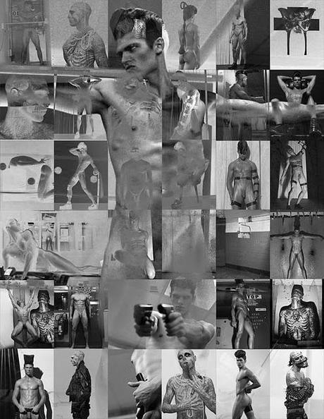 Rick Genest in 'Anatomy of a Murde'r by Steven Klein Rick Genest in 'Anatomy of a Murde'r by Steven Klein