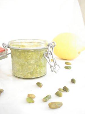 Pesto di pistacchi al limone