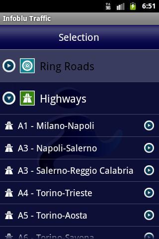  Traffico in tempo reale su Android con InfoBlu Traffic