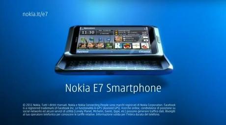 Nuovo spot tv Nokia E7