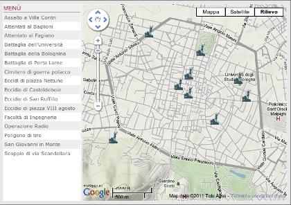 Luoghi della resistenza a Bologna