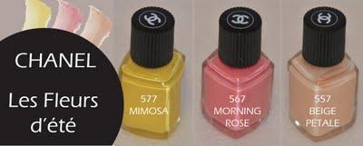 Les Fleurs d’été : Les Vernis Mimosa by Chanel
