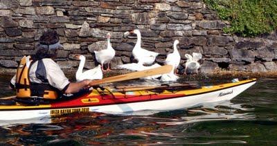 And now on our old Orta Lake...