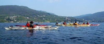 And now on our old Orta Lake...