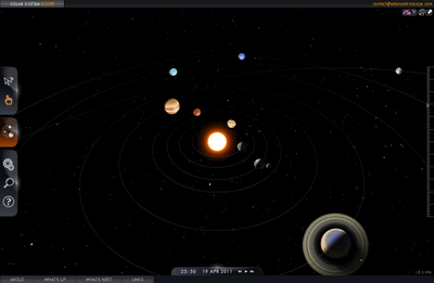 Il sistema solare interattivo