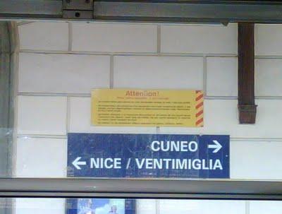 IN TRENO DA CUNEO A NIZZA