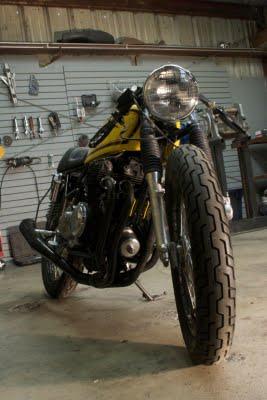 Honda Yellow 400-Four Cafe Racer by Kott