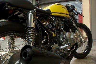 Honda Yellow 400-Four Cafe Racer by Kott