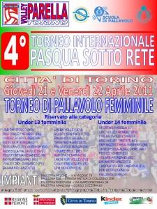 4° torneo internazionale Pasqua sotto rete