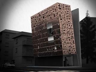 L'installazione urbana all'incrocio Via Gramizzi - Via Dante