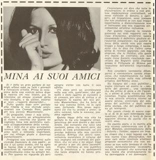 (1963) Mina ai suoi amici