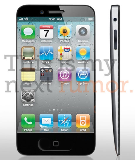 Cosa ne pensate di questo mockup di iPhone 5 ?