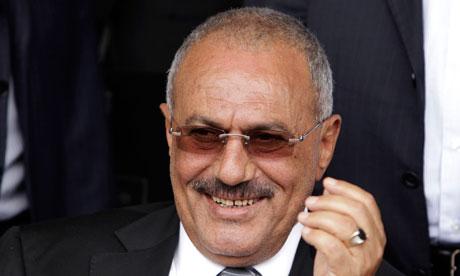 Yemen's President Ali Abdullah Saleh 