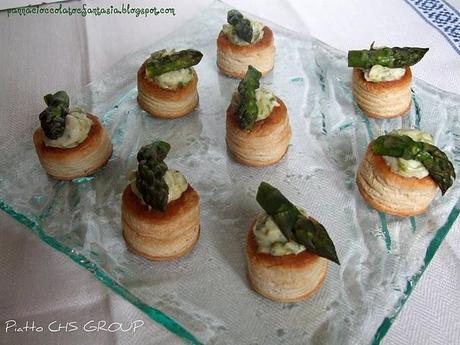 Vol-au-vent agli asparagi