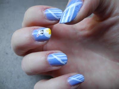 Nail art: il coniglio pasquale