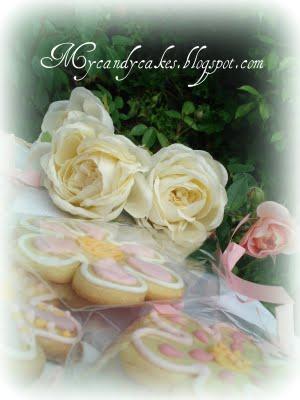 Flower cookies- Biscotti decorati fiore