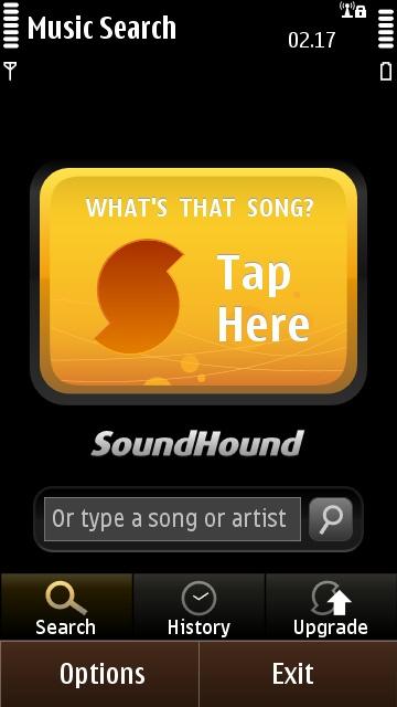 SoundHound per Symbian