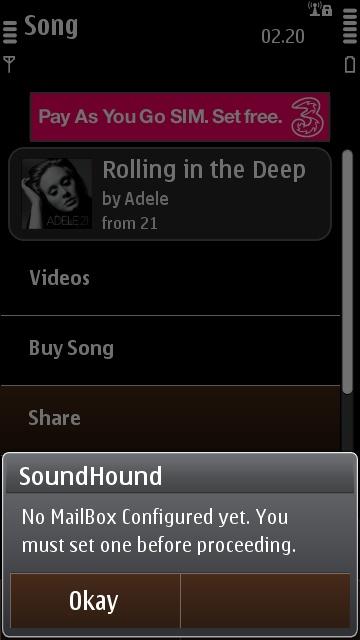 SoundHound per Symbian