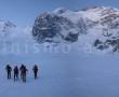 Partenza mattutina dalla Chamanna da Boval - verso il Piz Bellavista