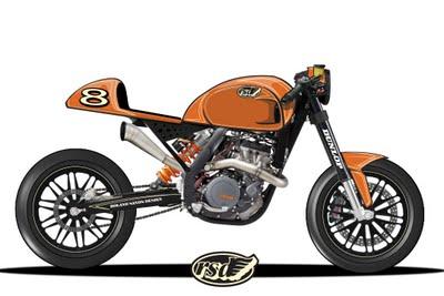 Ktm 525 EXC  by Roland Sands