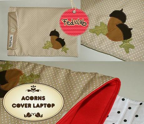 Acorns cover laptop