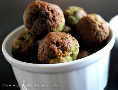 Polpette con salsa al prezzemolo