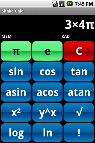  Shake Calc il calcolatore spartano