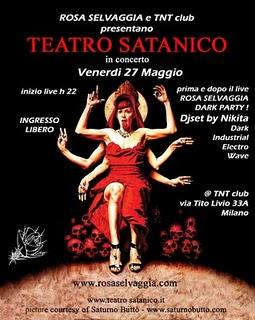 TEATRO SATANICO a Milano.