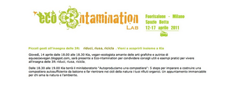 Eco-ntamination Lab 2011!Che fantastica esperienza!