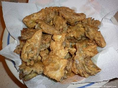 CARCIOFI FRITTI DORATI