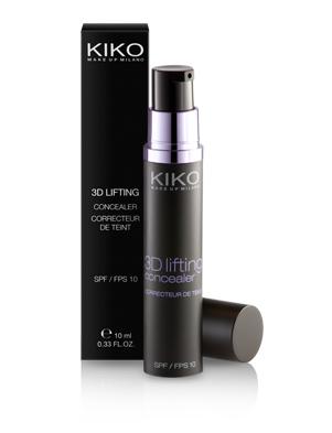 Kiko Make Up : 3D Lifting Concelear SPF 10