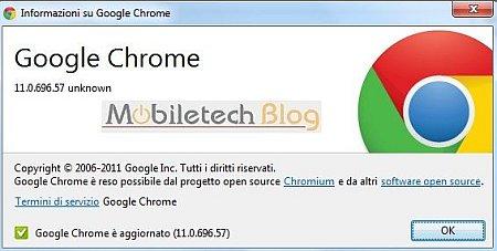 Disponibile Google Chrome 11 con speech-to-text