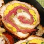 Rotolo di tacchino con mortadella e frittata Arrosti ripieni: Rotolo di tacchino con mortadella e frittata