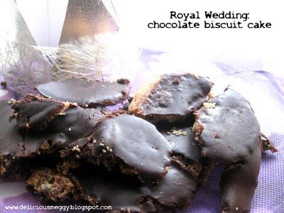 ... and for the Royal Wedding: Chocolate Biscuit Cake!
