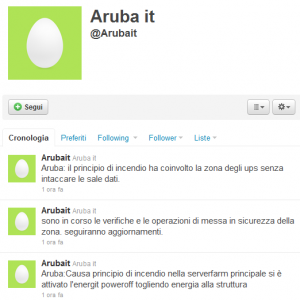 In caso di emergenza, accendere Twitter