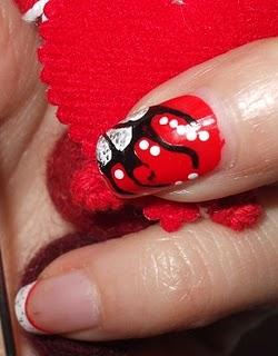 Nail Art: Red Flame