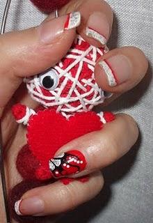 Nail Art: Red Flame