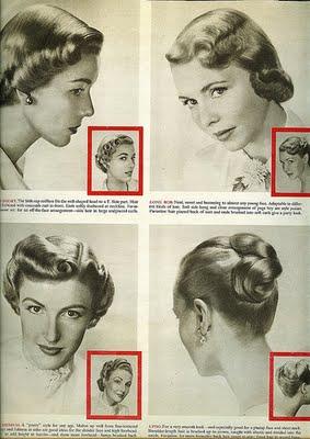 VINTAGE HAIRSTYLE from 1940/50