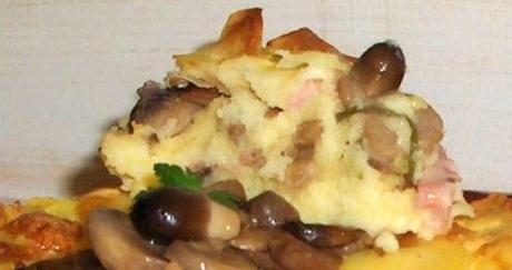 patate e funghi al forno