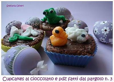 Cupcakes con Pdz col pargolo n. 3 per gli Assaggi e le (st)Renne!