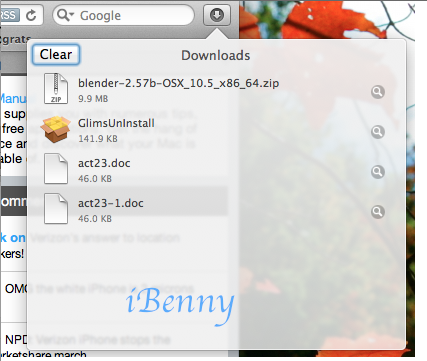 Mac OS X Lion integra in Safari una nuova icona per i download