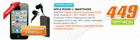 iPhone 4 a 449€ ? Si con Saturn Sottocosto!!!