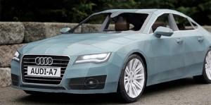 COME COSTRUIRE UNA AUDI A7 DI CARTA