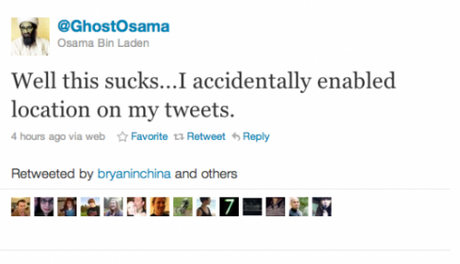 Bin Laden è su 4Square