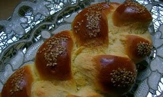 pan brioche di Pasqua (tsourekia)