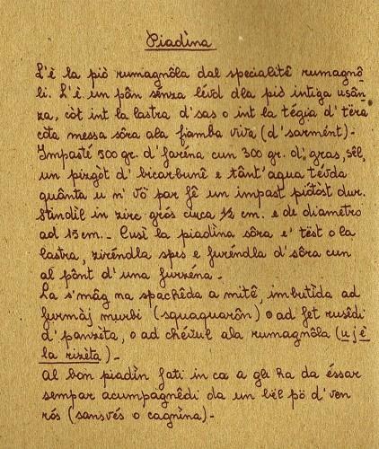 La piadina romagnola