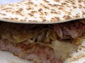 Piadina romagnola salsiccia cipolle