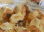 Bigne’ farciti salsa allo zafferano