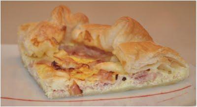 Torta Salata taleggio e prosciutto