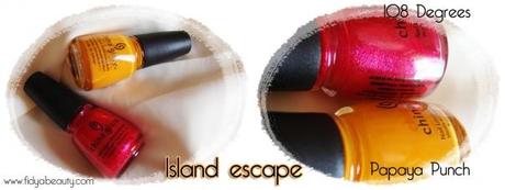 Island escape, pioggia di colori in estate con China Glaze